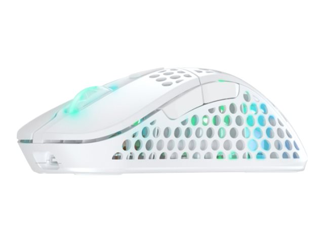 Xtrfy M4 RGB - Maus - optisch - kabellos - 2.4 GHz - kabelloser Empfänger (USB)