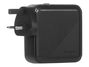 Targus Netzteil - GaN - 100 Watt - PD - 4 Ausgabeanschlussstellen (2 x USB-C, 2 x 9-polige USB Typ A)