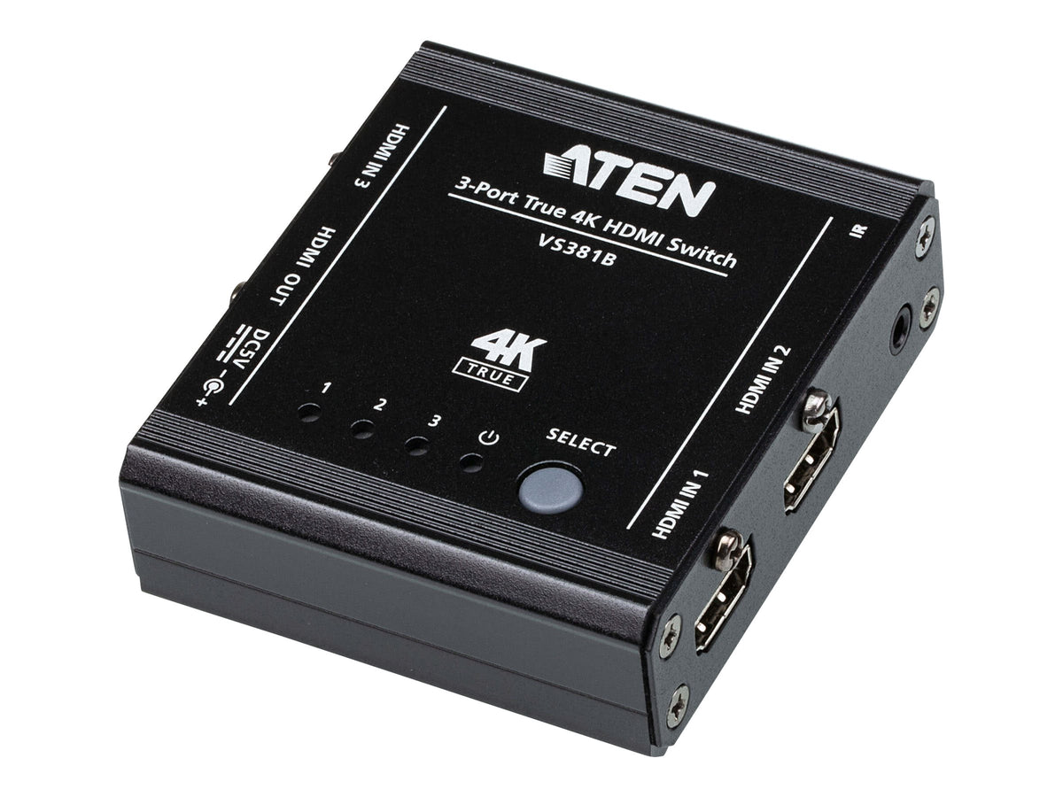 ATEN VS381B - Video/Audio-Schalter - 3 x HDMI