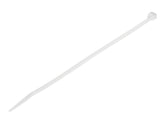 StarTech.com 20cm(8") Cable Ties, 4mm(1/8") wide, 55mm(2-1/8") Bundle Diameter, 22kg(50lb) Tensile Strength, Nylon Self Locking Zip Ties w/ Curved Tip, 94V-2/UL Listed, 1000 Pack, White - Nylon 66 Plastic - TAA (CBMZT8NK)