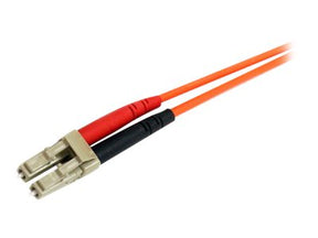 StarTech.com 2m Fiber Optic Cable - Multimode Duplex 62.5/125 - LSZH - LC/ST - OM1 - LC to ST Fiber Patch Cable (FIBLCST2)