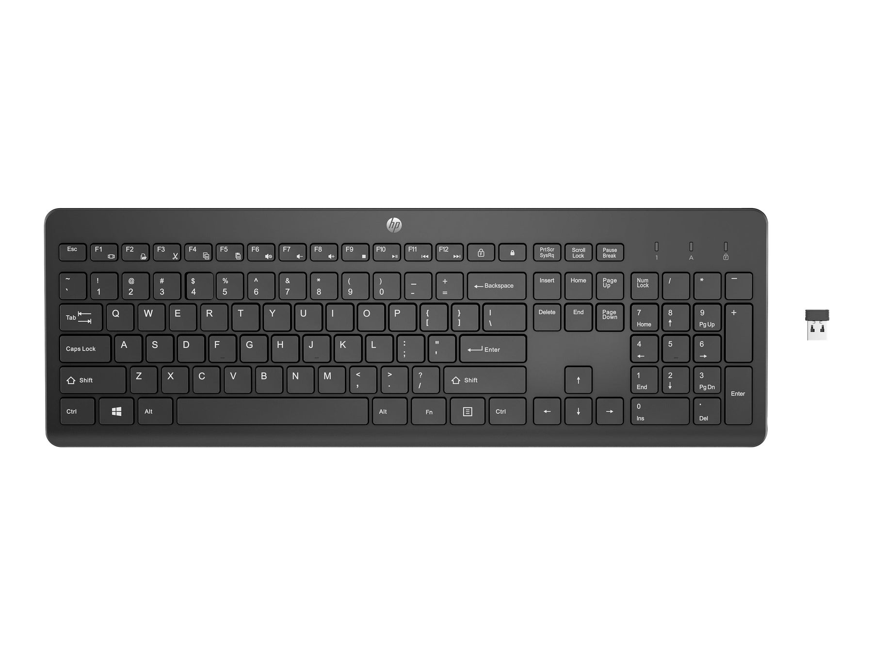 HP 230 - Tastatur - kabellos - 2.4 GHz - Deutsch