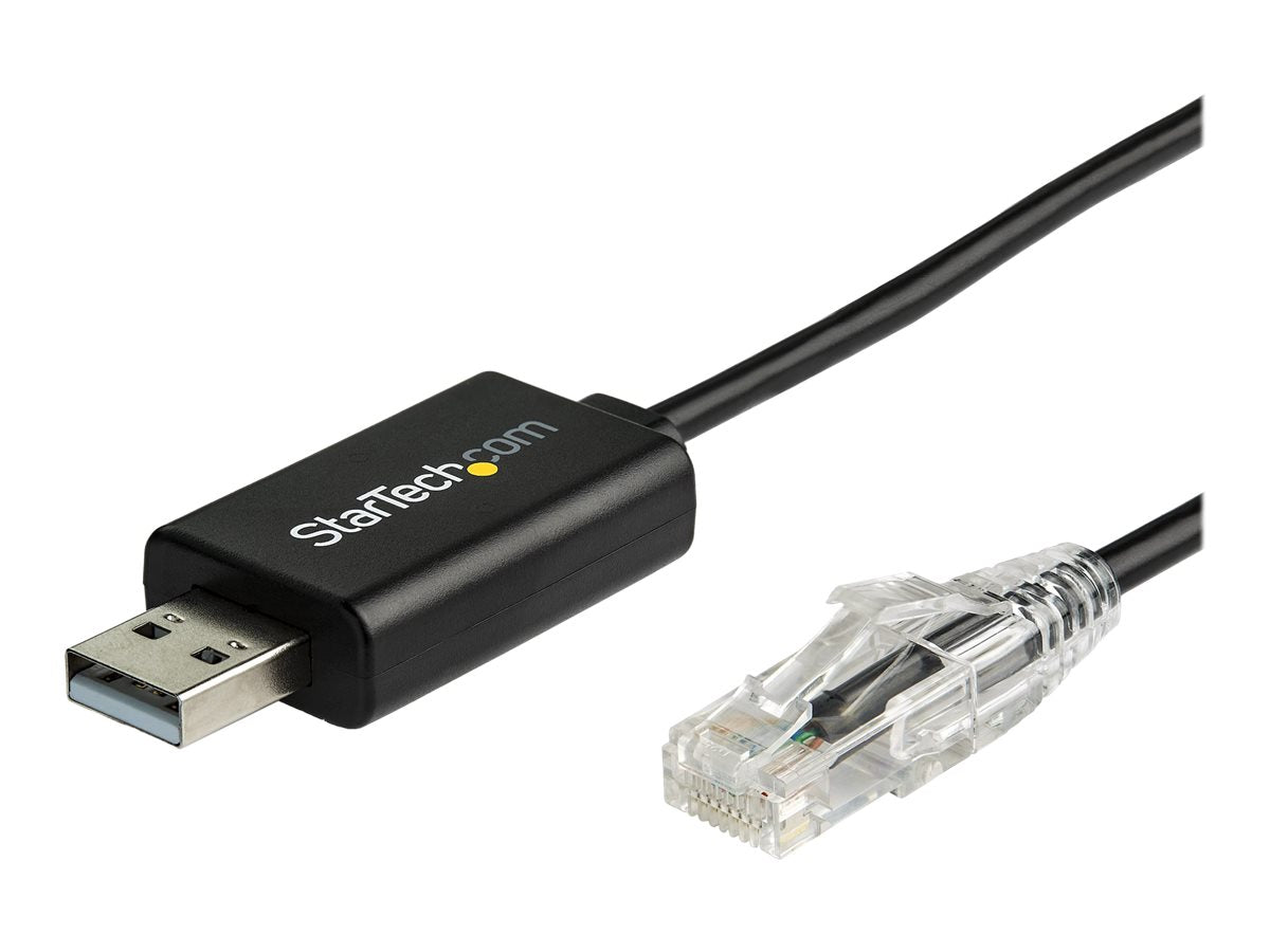 StarTech.com 1,8 m Cisco Console Cable USB to RJ45- Rollover Kabel - Windows, Mac und Linux - St/St (ICUSBROLLOVR)