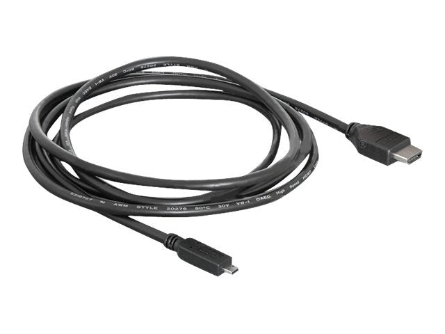 Delock HDMI-Kabel mit Ethernet - HDMI männlich zu mikro HDMI männlich