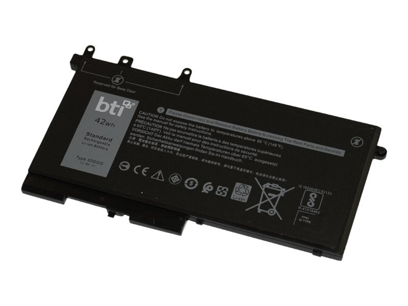 BTI 3DDDG-BTI - Laptop-Batterie (gleichwertig mit: Dell 3DDDG, Dell 03DDDG, Dell 03VC9Y, Dell 049XH, Dell 3VC9Y, Dell 451-BBZP)