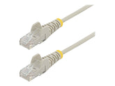 StarTech.com 3 m Cat6-Kabel - Schlankes Cat6-Patchkabel - Grau - Snagless RJ45-Anschlusse - Gigabit-Ethernet-Kabel - 28 AWG - Patch-Kabel - RJ-45 (M)