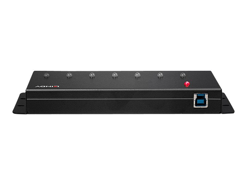 Lindy 7 Port Industrial USB 3.0 Hub - Hub - 7 x SuperSpeed USB 3.0