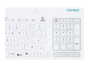 GETT CleanKeys CK5 - Tastatur - USB - Deutsch - weiß