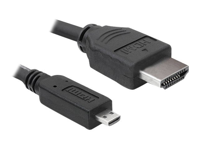 Delock HDMI-Kabel mit Ethernet - HDMI männlich zu mikro HDMI männlich