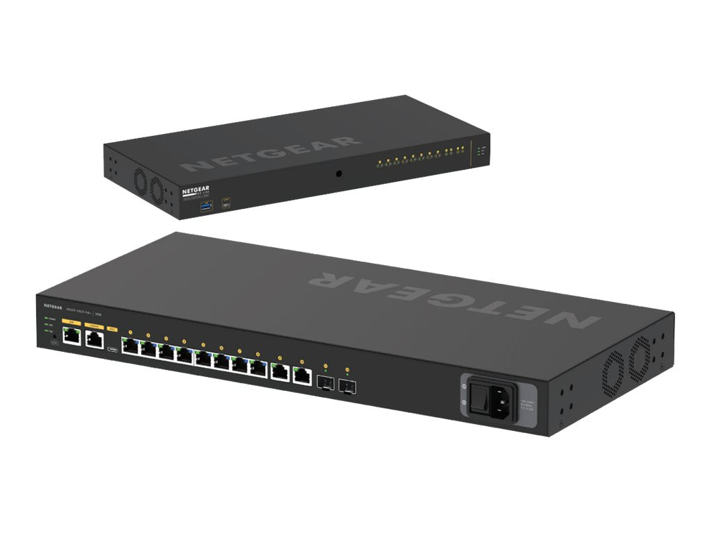 Netgear AV Line M4250-10G2F-PoE+ - Switch - L3 - managed - 10 x 10/100/1000 (8 PoE+)