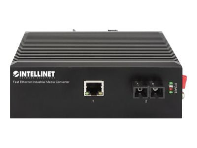 Intellinet Industrial Fast Ethernet Media Converter, 100Base-TX to 100Base-FX (SC)