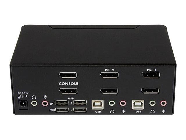 StarTech.com 2 Port DisplayPort Dual Monitor KVM Switch