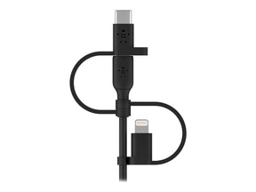 Belkin BOOST CHARGE Universal - USB-Kabel - USB männlich zu Micro-USB Typ B, Lightning, 24 pin USB-C männlich