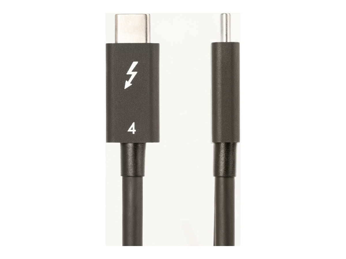 StarTech.com 1.6ft (50cm) Thunderbolt 4 Cable, 40Gbps, 100W Power Delivery, 4K/8K Video Support, Intel-Certified Thunderbolt Cable - Compatible w/ USB4/Thunderbolt 3/USB 3.2/USB Type-C/DisplayPort (TBLT4MM50CM)