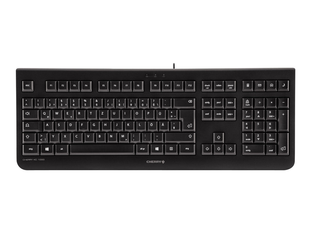 Cherry KC 1000 - Tastatur - GB - Schwarz