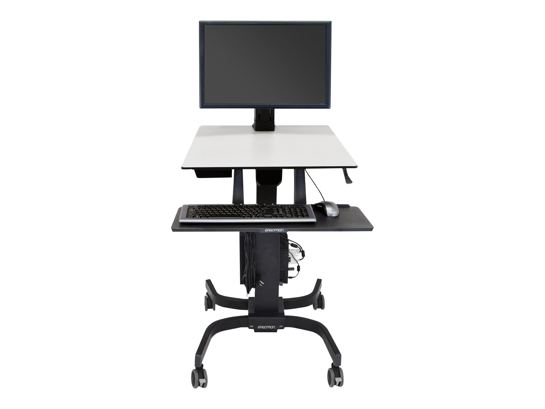 Ergotron WorkFit-C Single HD - Sitz-/Steh-Arbeitsplatz