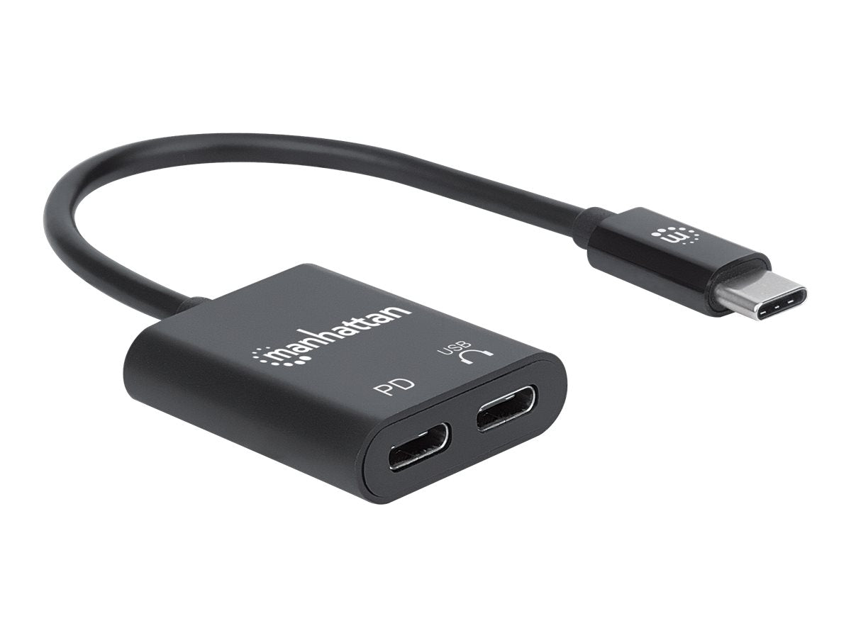 Manhattan USB-C to USB-C Audio Adapter and USB-C (inc Power Delivery)