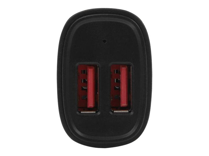 StarTech.com Dual Port USB KFZ Ladegerät - 24W/4.8 - Weiß - 2 Port USB Autoladegerät - Auto-Netzteil - 24 Watt - 4.8 A - 2 Ausgabeanschlussstellen (USB)