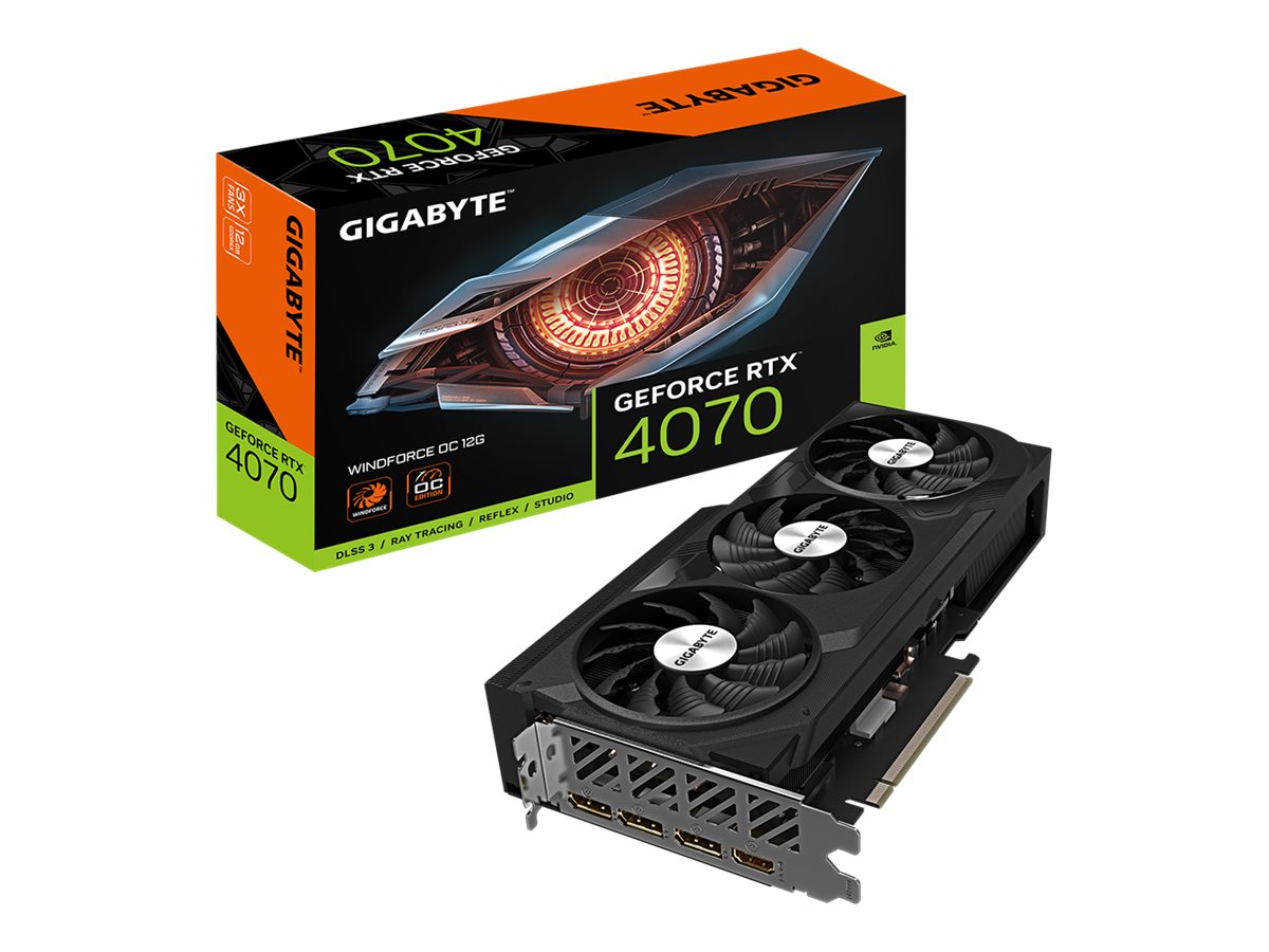 Gigabyte GeForce RTX 4070 WINDFORCE OC 12G - OC Edition