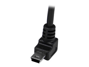 StarTech.com 1m USB auf Mini USB Anschlusskabel 90° gewinkelt - USB A zu Mini B Kabel - 1 x USB A (St)