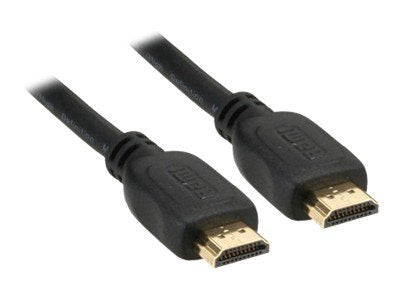 InLine HDMI-High Speed Kabel mit Ethernet - ST / ST - schwarz / gold - 5m