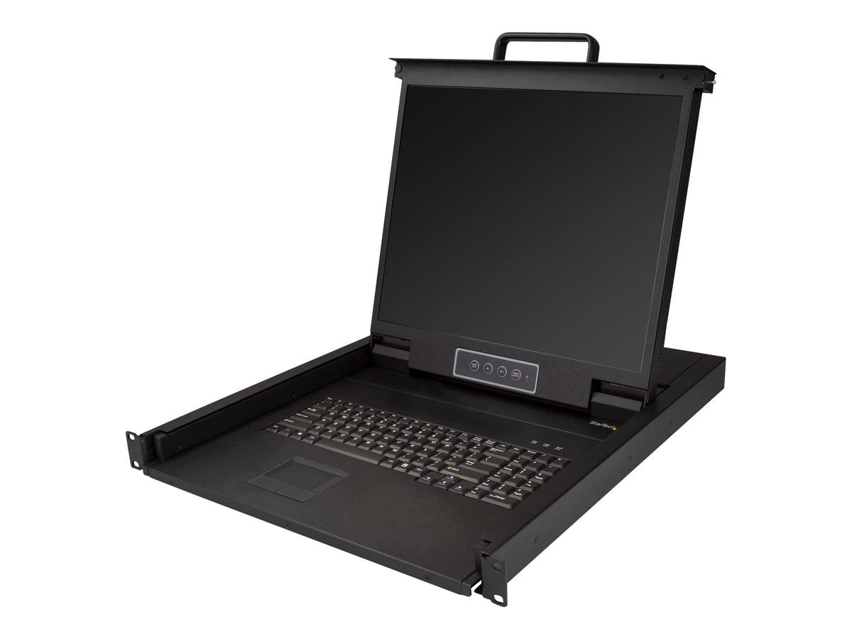 StarTech.com 1HE KVM Konsole für Server Racks - VGA KVM - 19 Zoll - KVM-Konsole - USB - 48.3 cm (19")