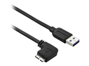 StarTech.com 50cm Slim Micro USB 3.0 Kabel linksgewinkelt - USB 3.1 Gen 1 (5 Gbit/s)