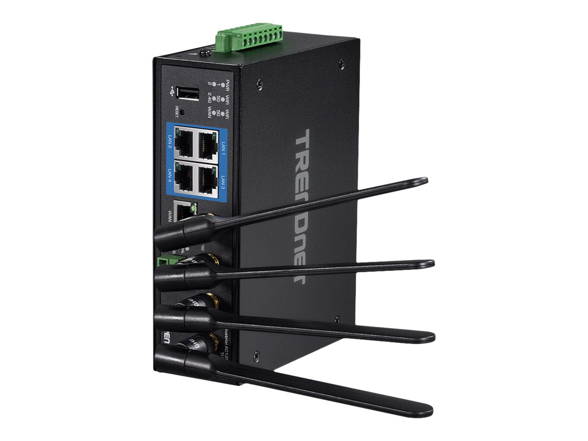 TRENDnet TI-W100 - Wireless Router - 4-Port-Switch