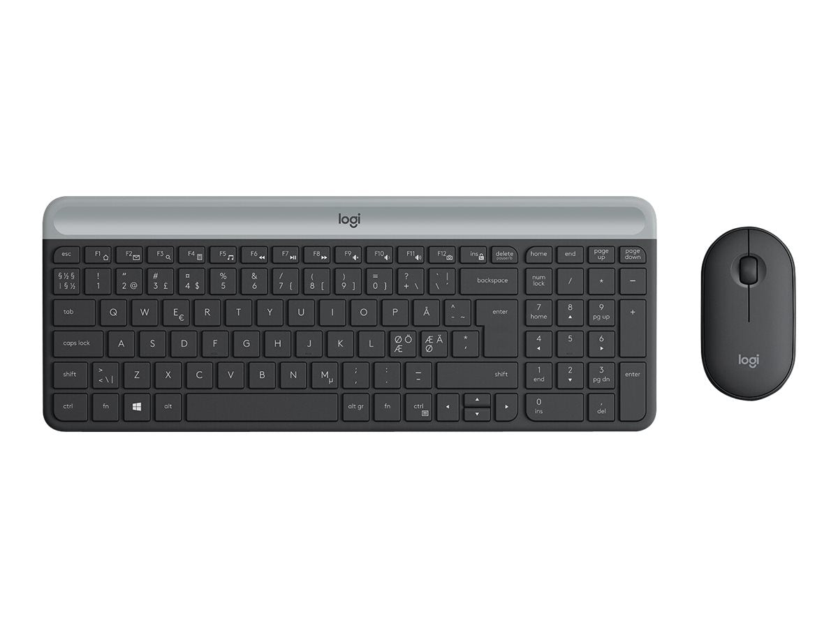 Logitech Slim Wireless Combo MK470 - Tastatur-und-Maus-Set