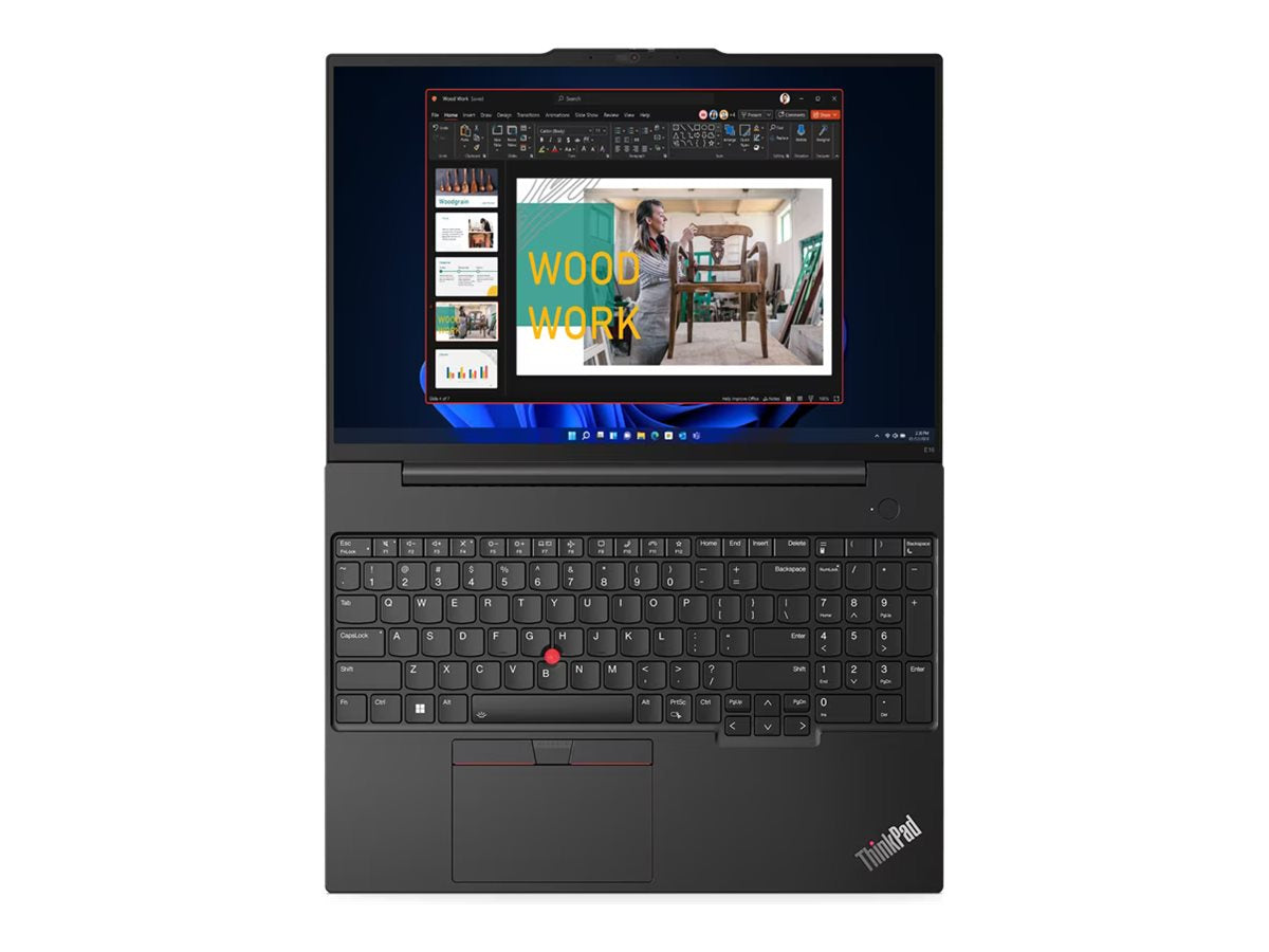 Lenovo ThinkPad E16 Gen 1 21JT - AMD Ryzen 7 7730U / 2 GHz - Win 11 Pro - Radeon Graphics - 16 GB RAM - 1 TB SSD TCG Opal Encryption 2, NVMe - 40.6 cm (16")