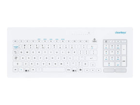 GETT CleanKeys CK5 - Tastatur - USB - Deutsch - weiß