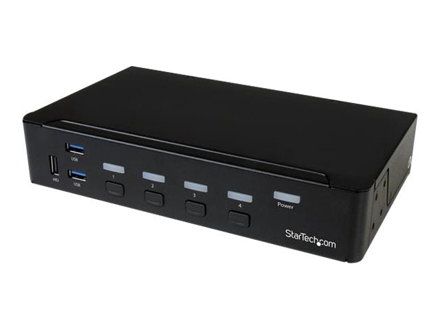 StarTech.com 4 Port HDMI KVM Switch - HDMI KVM Umschalter mit USB 3.0 Hub