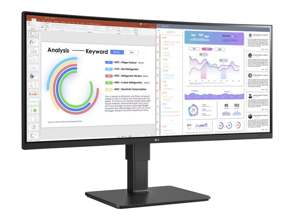 LG UltraWide 34BQ77QB-B - LED-Monitor - gebogen - 86.72 cm (34")