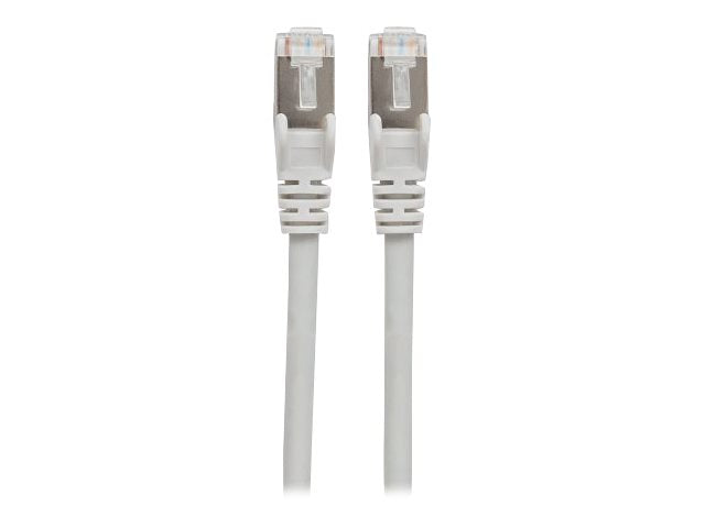 Intellinet Network Patch Cable, Cat7 Cable/Cat6A Plugs, 0.25m, Grey, Copper, S/FTP, LSOH / LSZH, PVC, RJ45, Gold Plated Contacts, Snagless, Booted, Polybag - Patch-Kabel - RJ-45 (M)