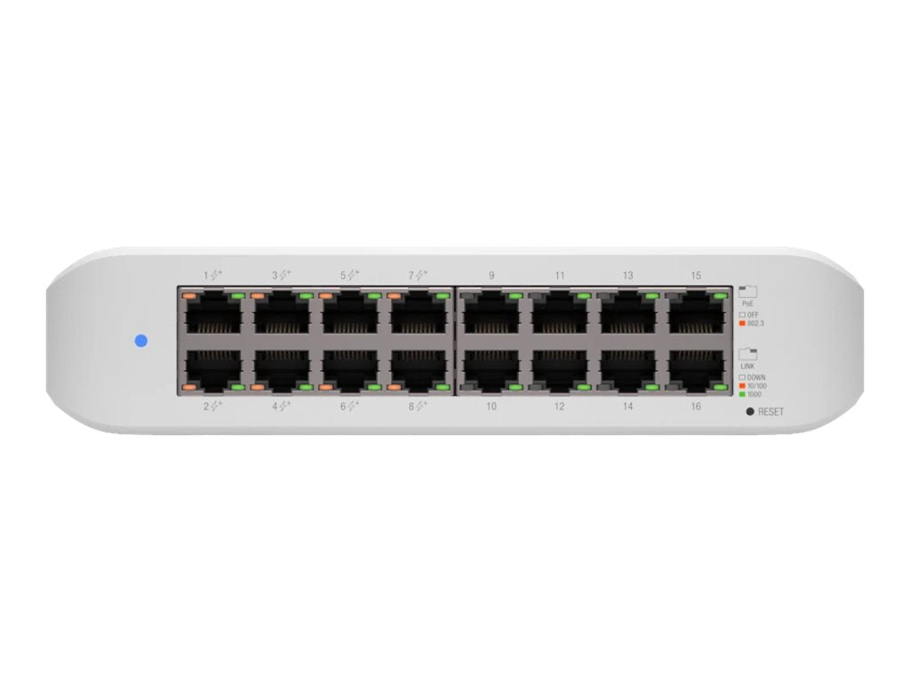 UbiQuiti UniFi Switch Lite USW-Lite-16-POE - Switch - managed - 16 x 10/100/1000 (8 PoE+)