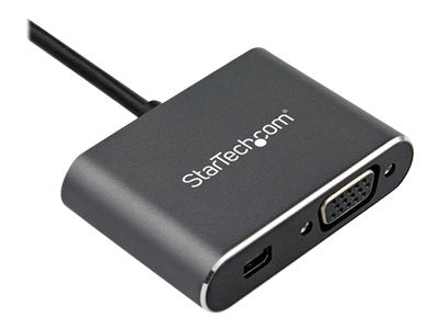 StarTech.com CDP2MDPVGA USB-C Multiport Adapter (Mini DisplayPort oder VGA, 4K 60Hz, HDR2, 2-in-1-USB Typ C zu mDP oder VGA)