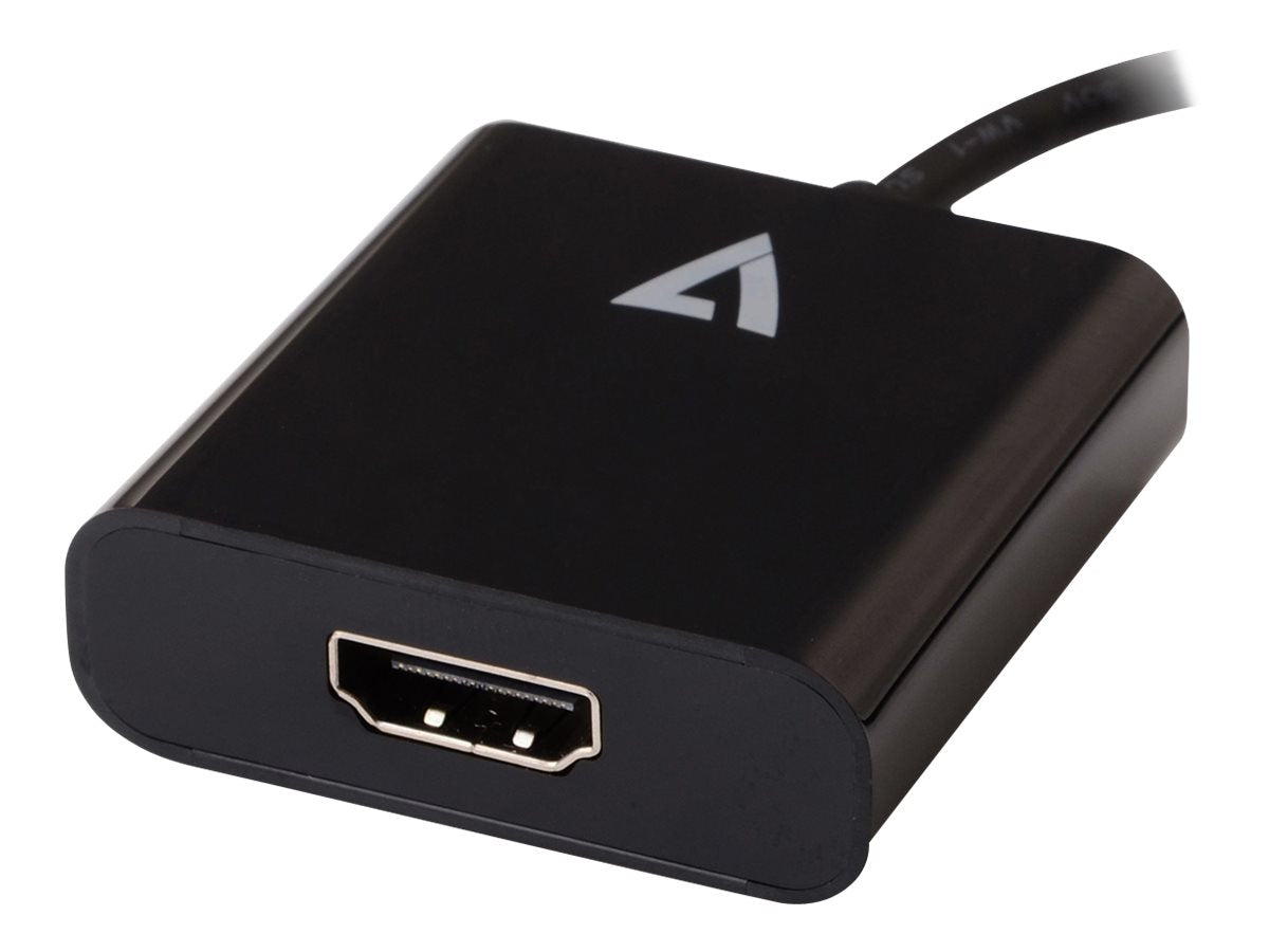 V7 Externer Videoadapter - USB-C - HDMI - Schwarz