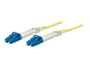 Intellinet Fibre Optic Patch Cable, OS2, LC/LC, 2m, Yellow, Duplex, Single-Mode, 9/125 Âµm, LSZH, Fiber, Lifetime Warranty, Polybag - Patch-Kabel - LC Single-Modus (M)