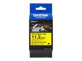 Brother HSe-631E - Schwarz auf Gelb - Rolle (1,12 cm x 1,5 m)