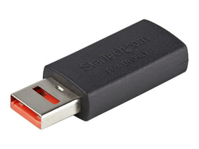 StarTech.com USB-Datenblocker - Secure Charge USB-Schutz - keine Datenübertragung - Charge/Power-Only-Adapter für Handy/Tablet (USBSCHAAMF)