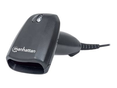 Manhattan Laser Handheld Barcode Scanner, USB, 300mm Scan Depth, Standard Housing, Cable 1.5m, Max Ambient Light 5,000 lux (sunlight)