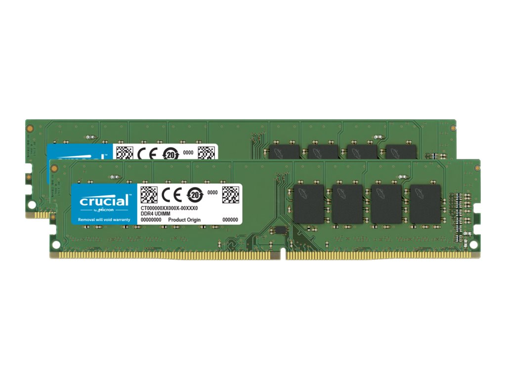 Crucial DDR4 - kit - 8 GB: 2 x 4 GB - DIMM 288-PIN