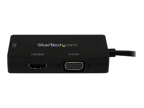 StarTech.com 3 in 1 Mini DisplayPort Adapter - 1080p - Mini DP / Thunderbolt to HDMI / VGA / DVI Splitter for Your Monitor (MDP2VGDVHD)