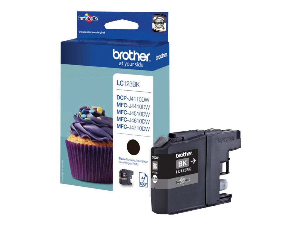 Brother LC123BK - Hohe Ergiebigkeit - Schwarz