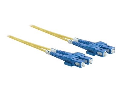 Intellinet Fibre Optic Patch Cable, OS2, SC/SC, 20m, Yellow, Duplex, Single-Mode, 9/125 Âµm, LSZH, Fiber, Lifetime Warranty, Polybag - Patch-Kabel - SC Single-Modus (M)