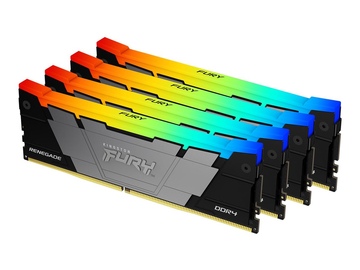 Kingston FURY Renegade RGB - DDR4 - Kit - 128 GB: 4 x 32 GB