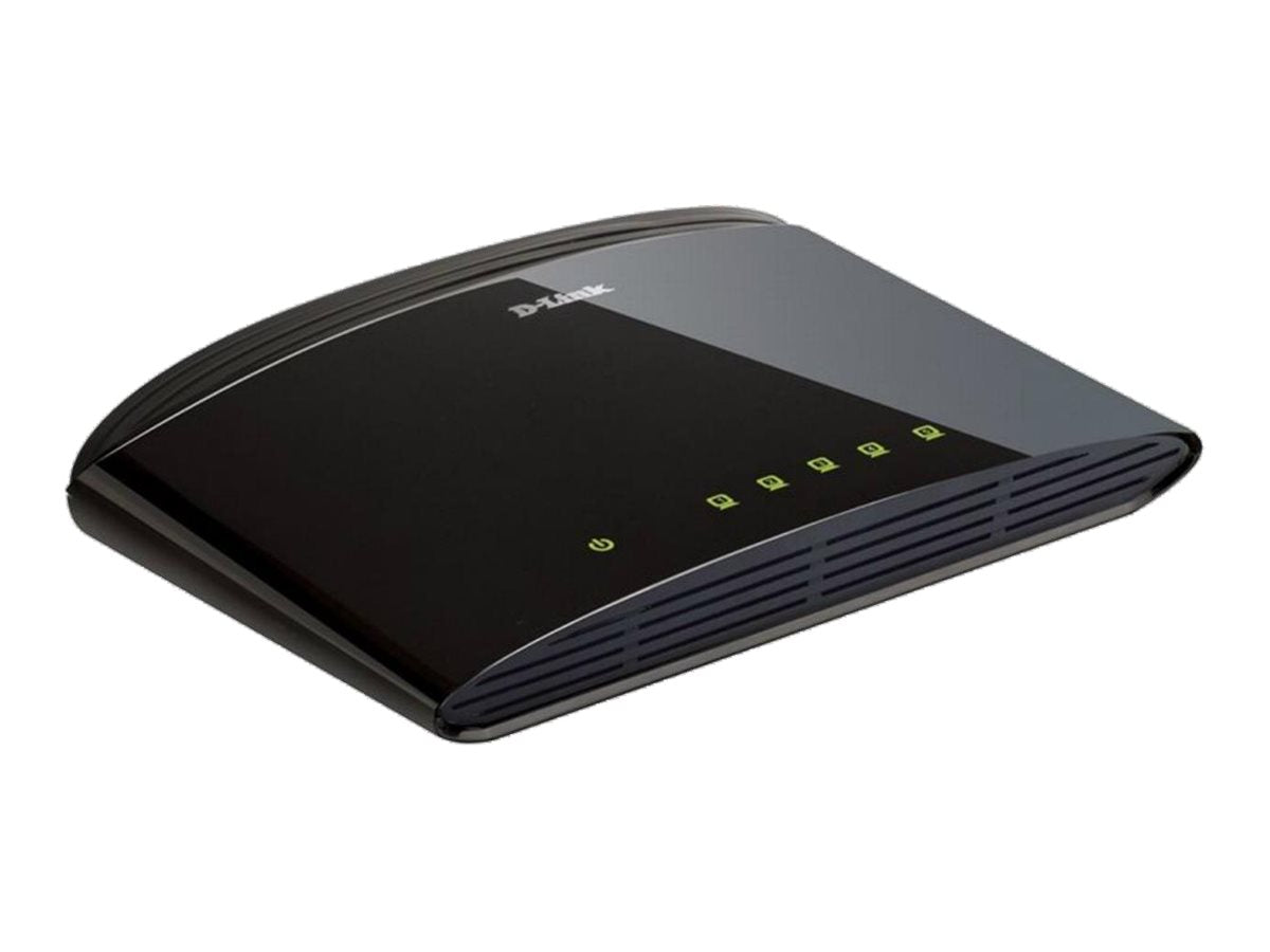 D-Link DES 1005D - Switch - unmanaged - 5 x 10/100