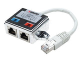 Intellinet 2-Port Cat5-Anschlussteiler, doppelt geschirmt, Zum Aufsplitten eines RJ45-Netzwerkkabels - Netzwerk-Splitter - RJ-45 (M)