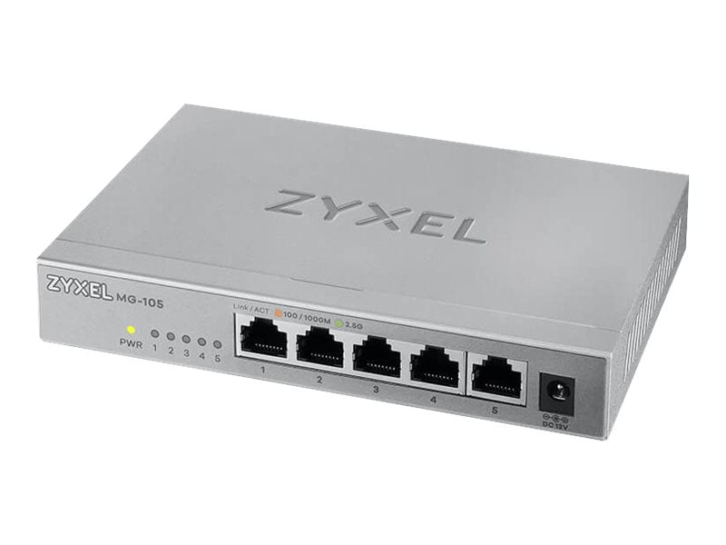 ZyXEL MG-105 - Switch - unmanaged - 5 x 100/1000/2.5G Base-T