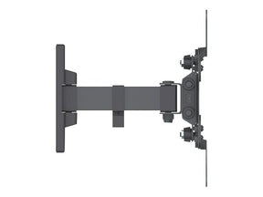 Manhattan TV & Monitor Mount, Wall, Tilt and Swivel, 1 screen, Screen Sizes: 13-42", Black, VESA 75x75 to 200x200mm, Max 20kg, Swivel with 2 pivots, Lifetime Warranty - Klammer - für LCD-Display - Stahl - Schwarz - Bildschirmgröße: 33-106.7 cm (13"-42")